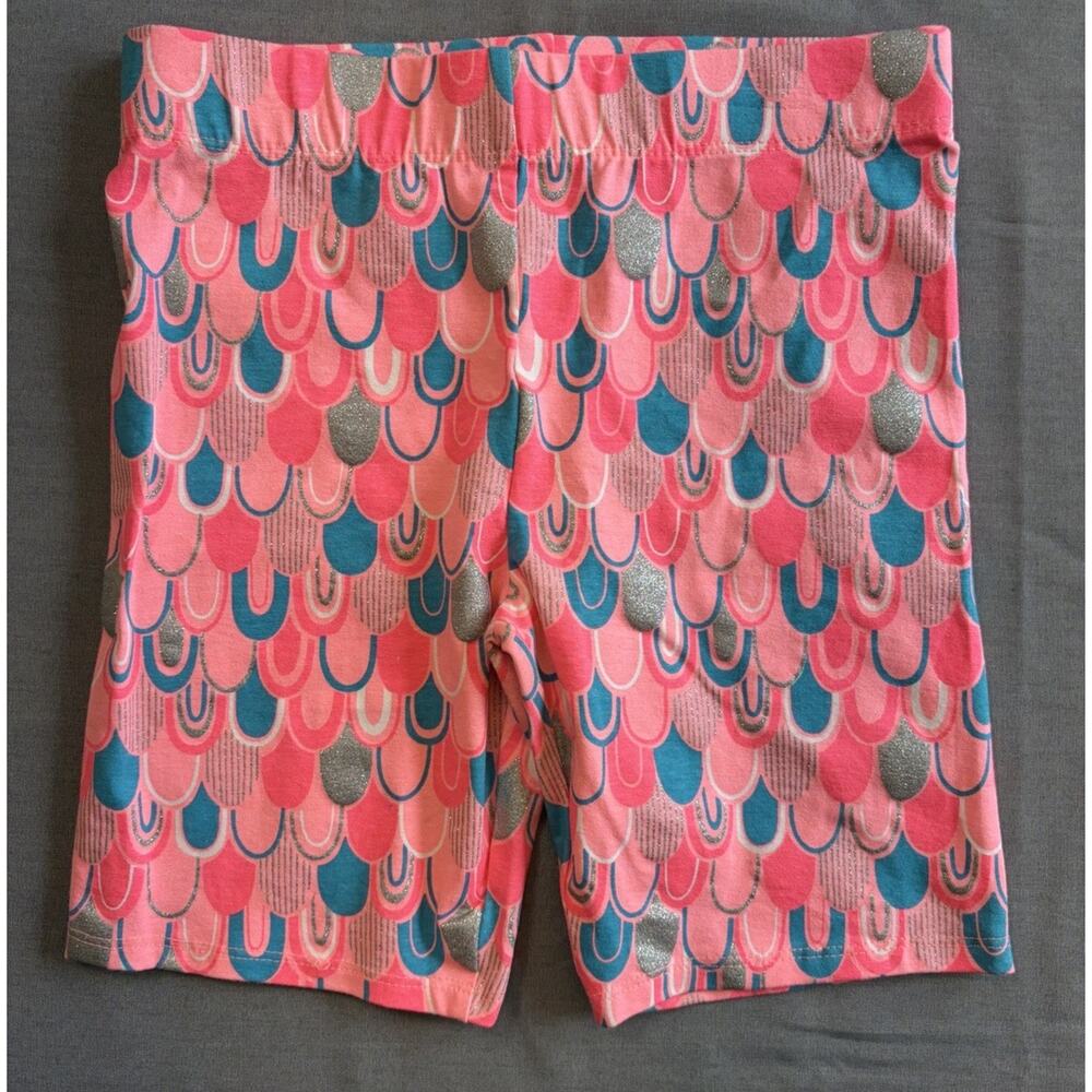 Tommy Bahama Girls Pink Blue Glitter Shorts Size M 7-8 Youth